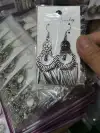 Korean version fashionable, stylish, versatile, simple and elegant silver ear rings 66, elegant and new Specification image
